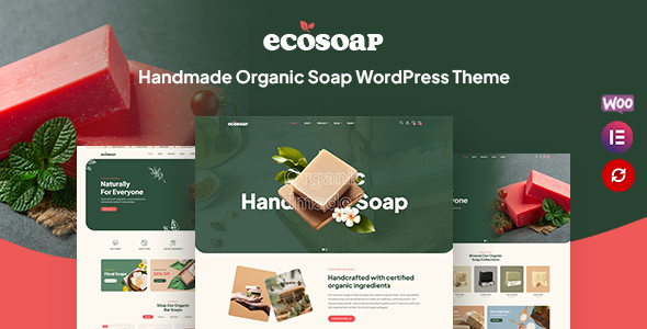 Ecosoap Thème WordPress pour savons bio artisanaux